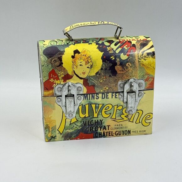 Vintage Galvanized Tin Storage Lunch Box by The MacBeth Collection - Picture 14 of 17